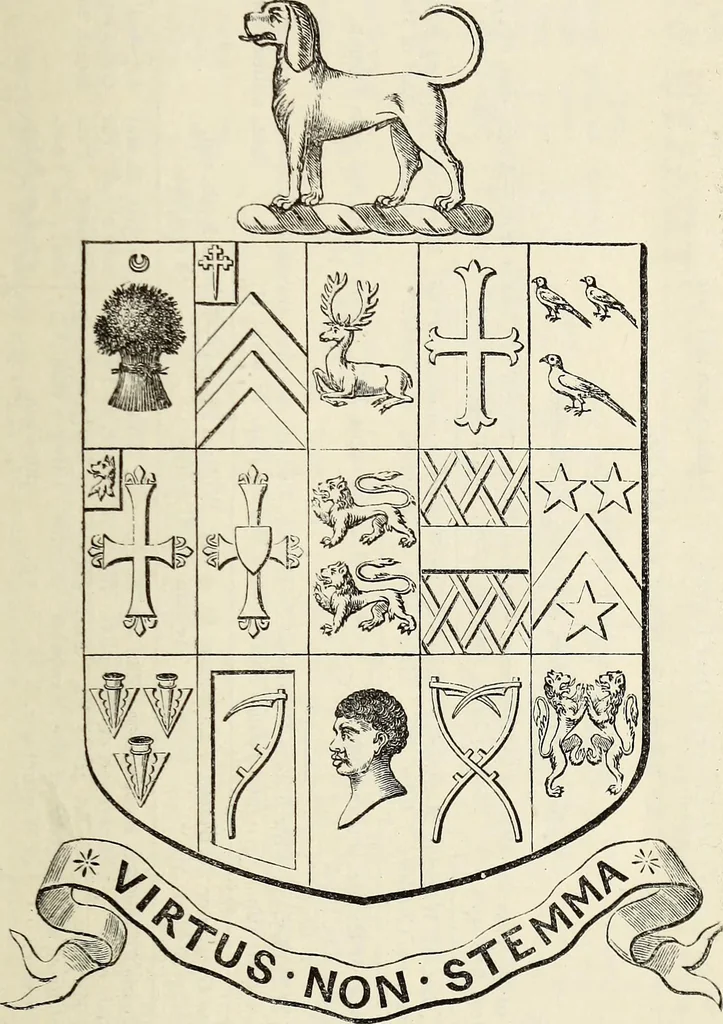 An illustration from The Herald and genealogist, 1870, leaf 517