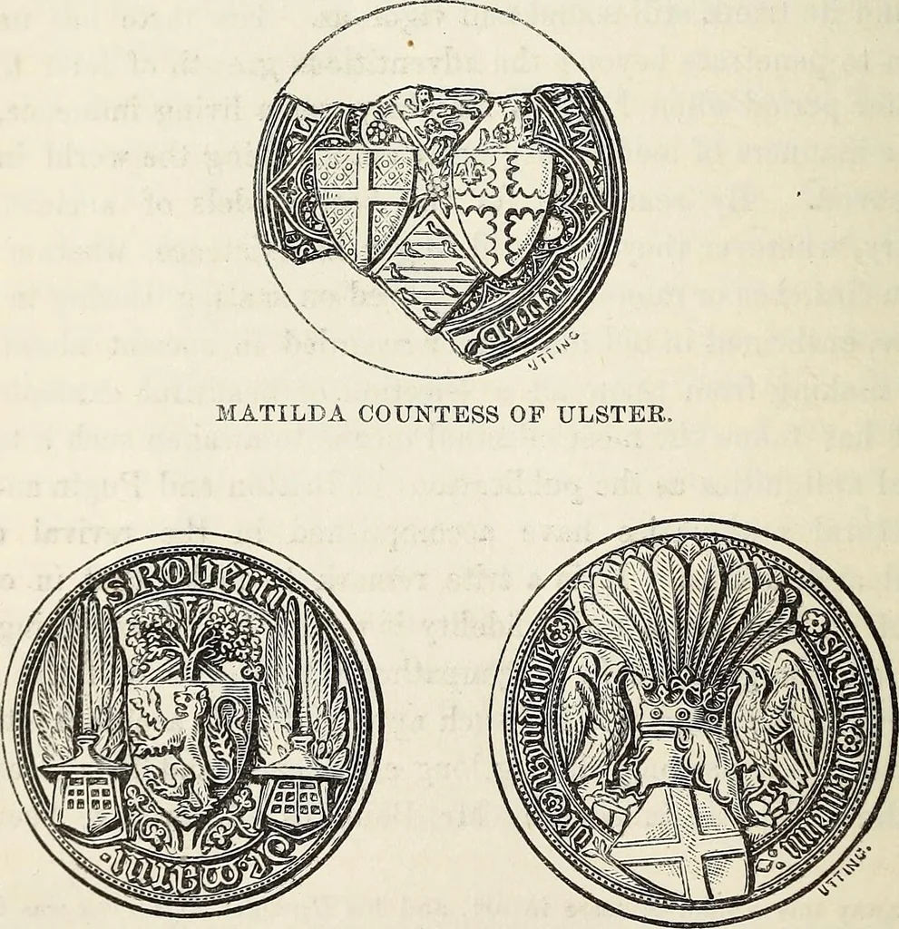 An illustration from The Herald and genealogist, 1870, leaf 84