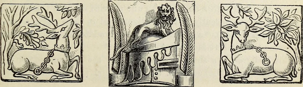 An illustration from The Herald and genealogist, 1870, leaf 91