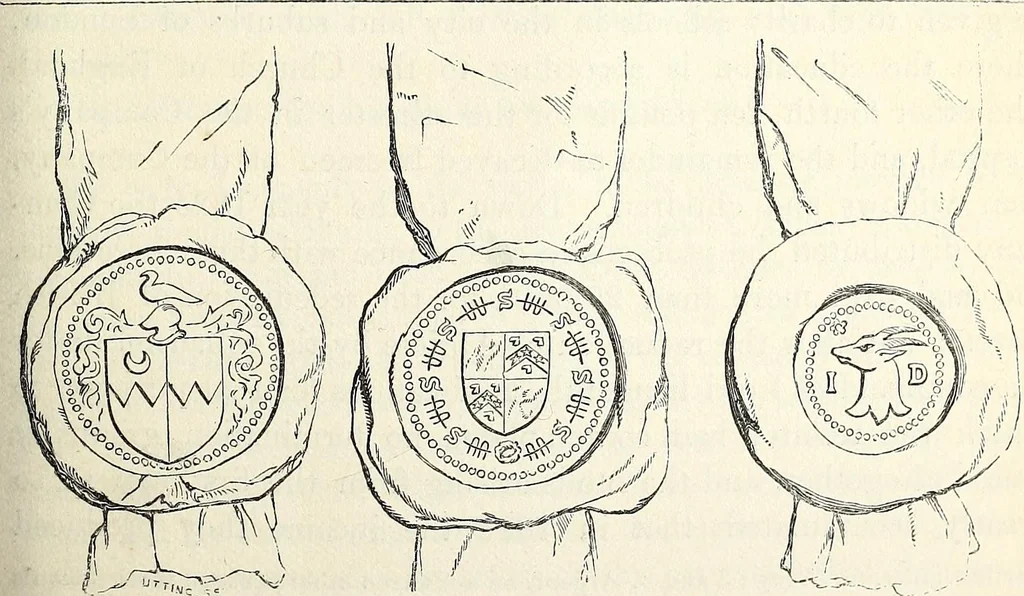 An illustration from The Herald and genealogist, 1870, leaf 15