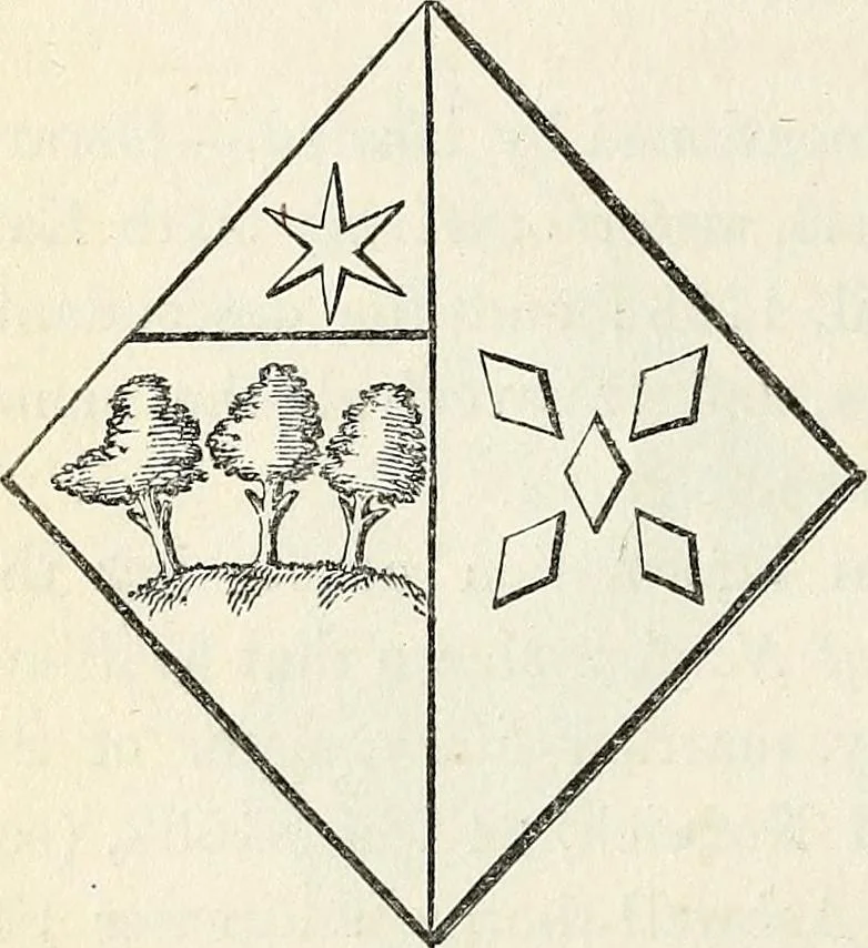 An illustration from The Herald and genealogist, 1870, leaf 164