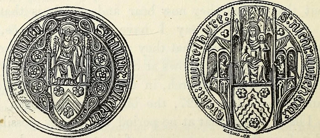An illustration from The Herald and genealogist, 1870, leaf 238