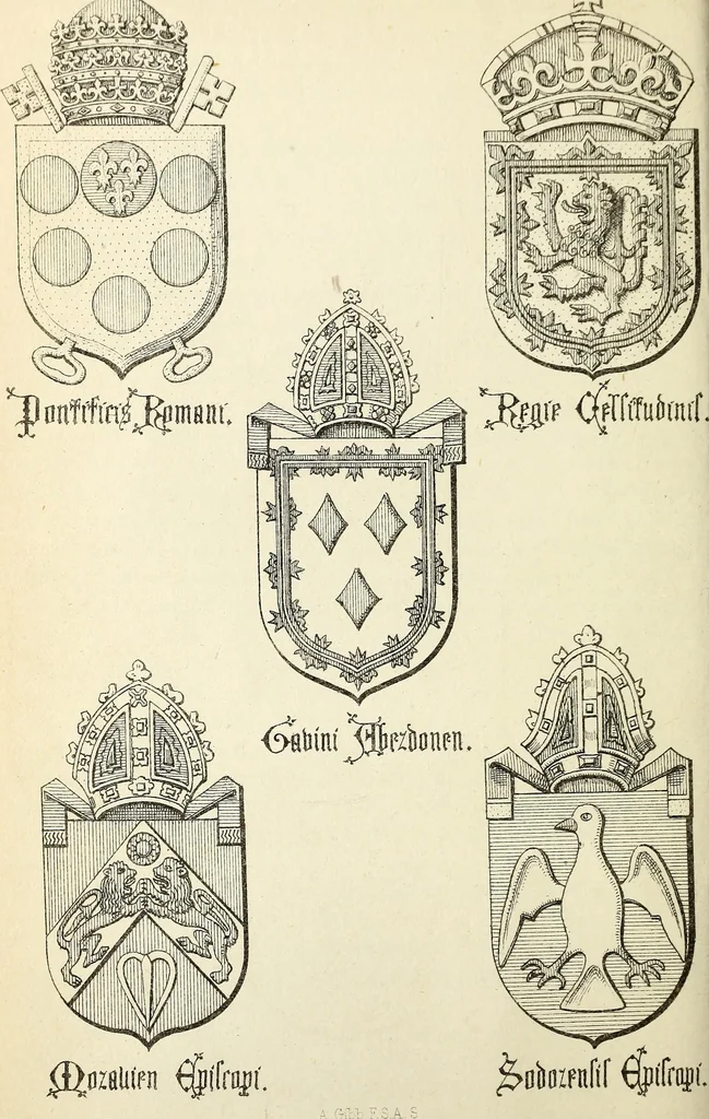 An illustration from The Herald and genealogist, 1870, leaf 26