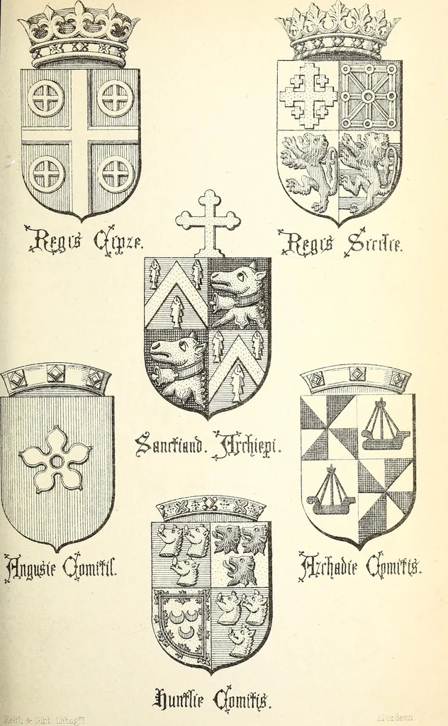 An illustration from The Herald and genealogist, 1870, leaf 27