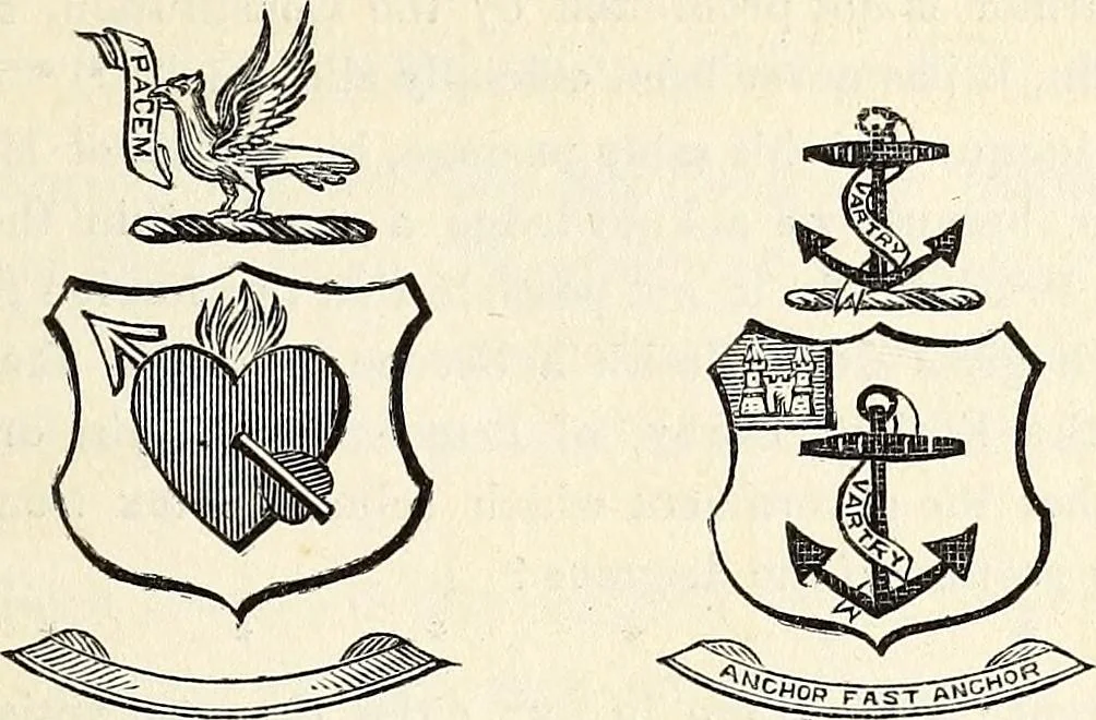 An illustration from The Herald and genealogist, 1870, leaf 293