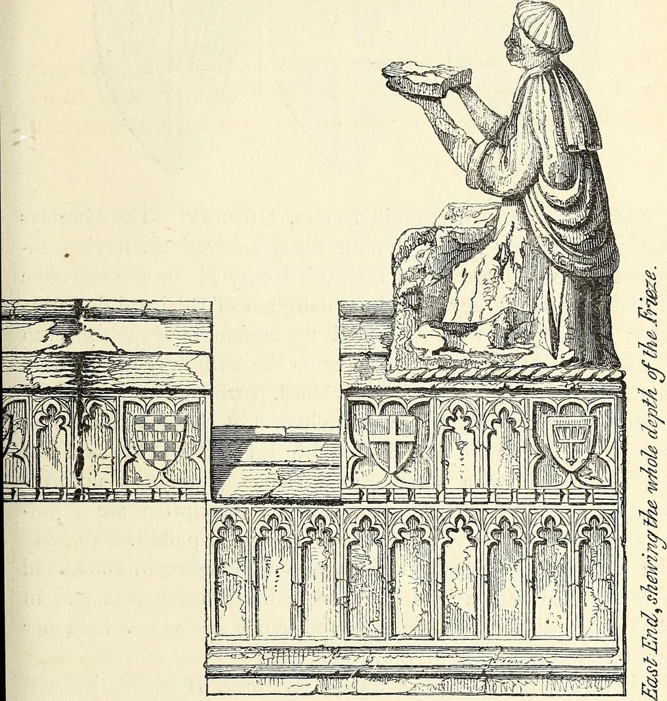 An illustration from The Herald and genealogist, 1870, leaf 309