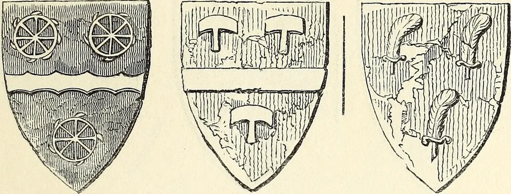 An illustration from The Herald and genealogist, 1870, leaf 313
