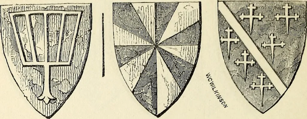 An illustration from The Herald and genealogist, 1870, leaf 314