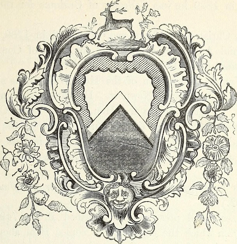 An illustration from The Herald and genealogist, 1870, leaf 43