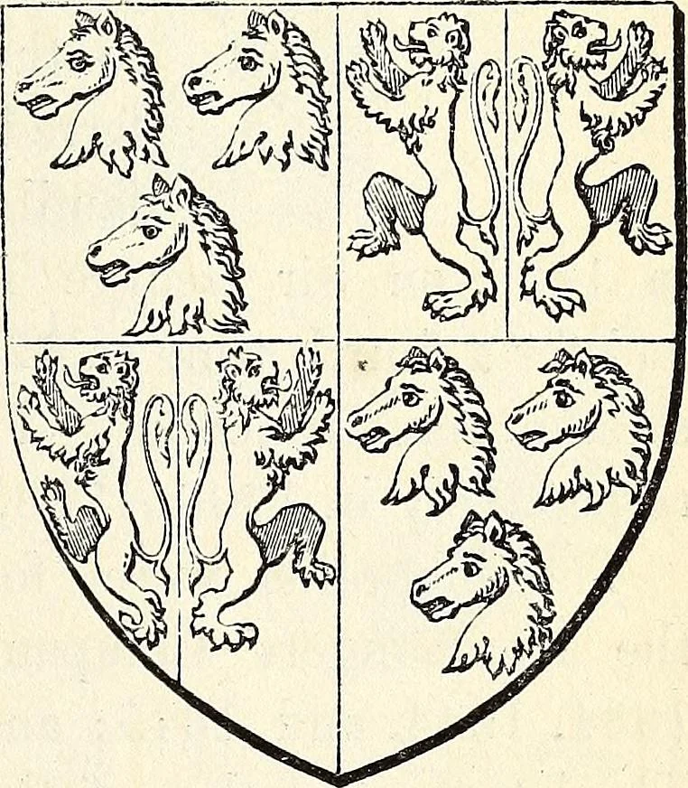 An illustration from The Herald and genealogist, 1870, leaf 499