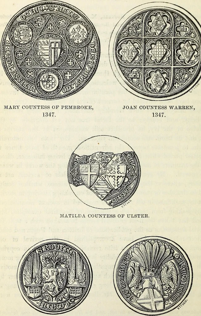 An illustration from The Herald and genealogist, 1870, leaf 82