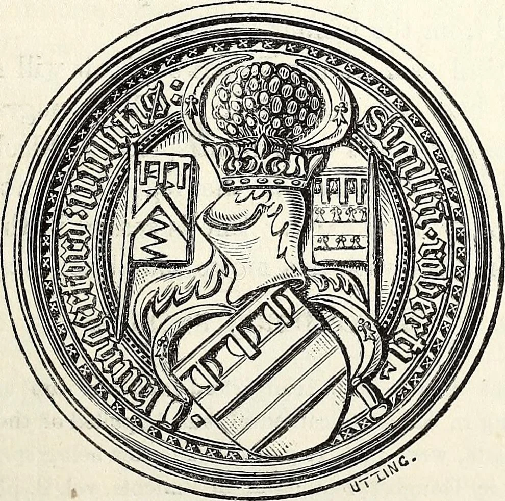 An illustration from The Herald and genealogist, 1870, leaf 87