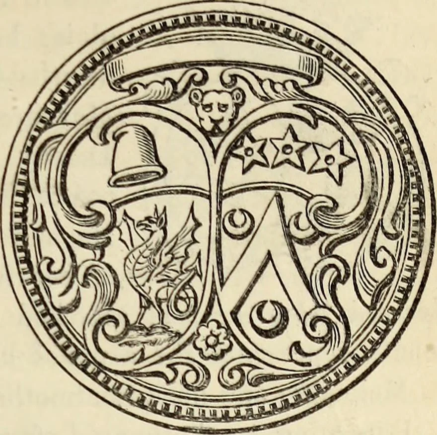 An illustration from The Herald and genealogist, 1871, leaf 138