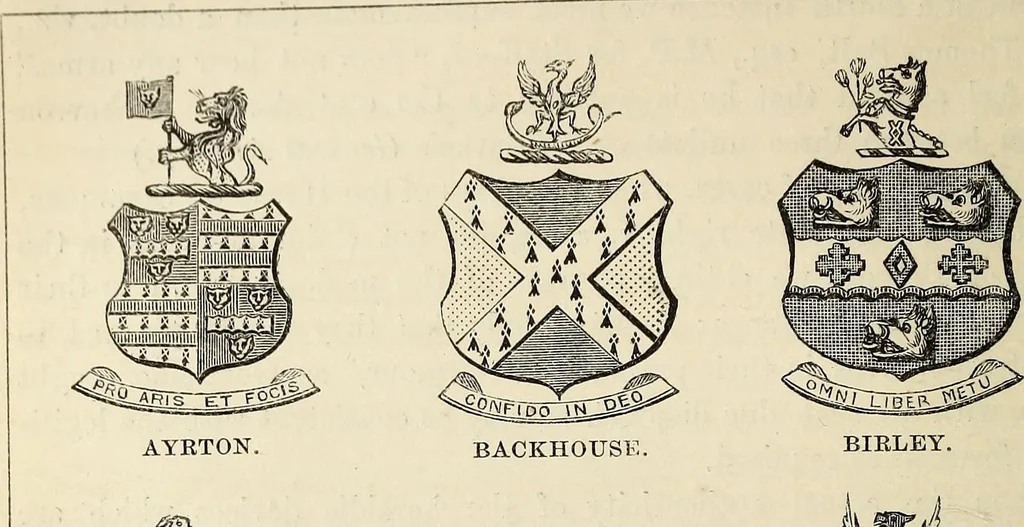 An illustration from The Herald and genealogist, 1871, leaf 287