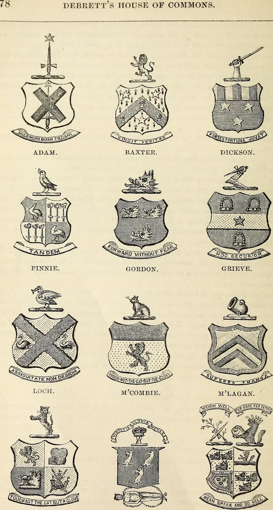 An illustration from The Herald and genealogist, 1871, leaf 289