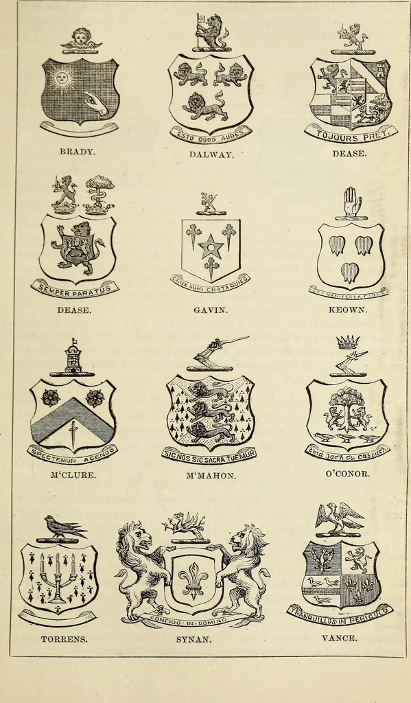 An illustration from The Herald and genealogist, 1871, leaf 292