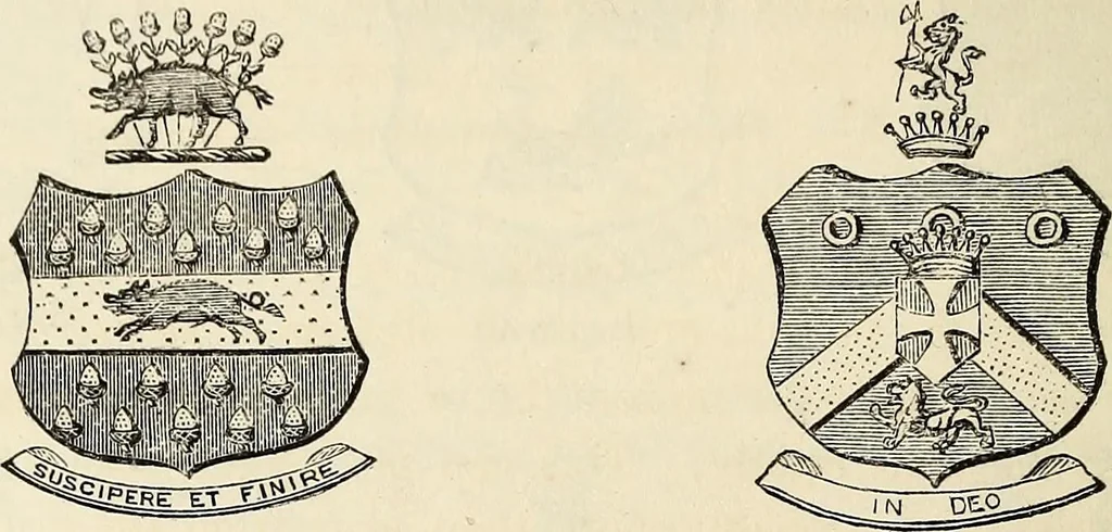 An illustration from The Herald and genealogist, 1871, leaf 293