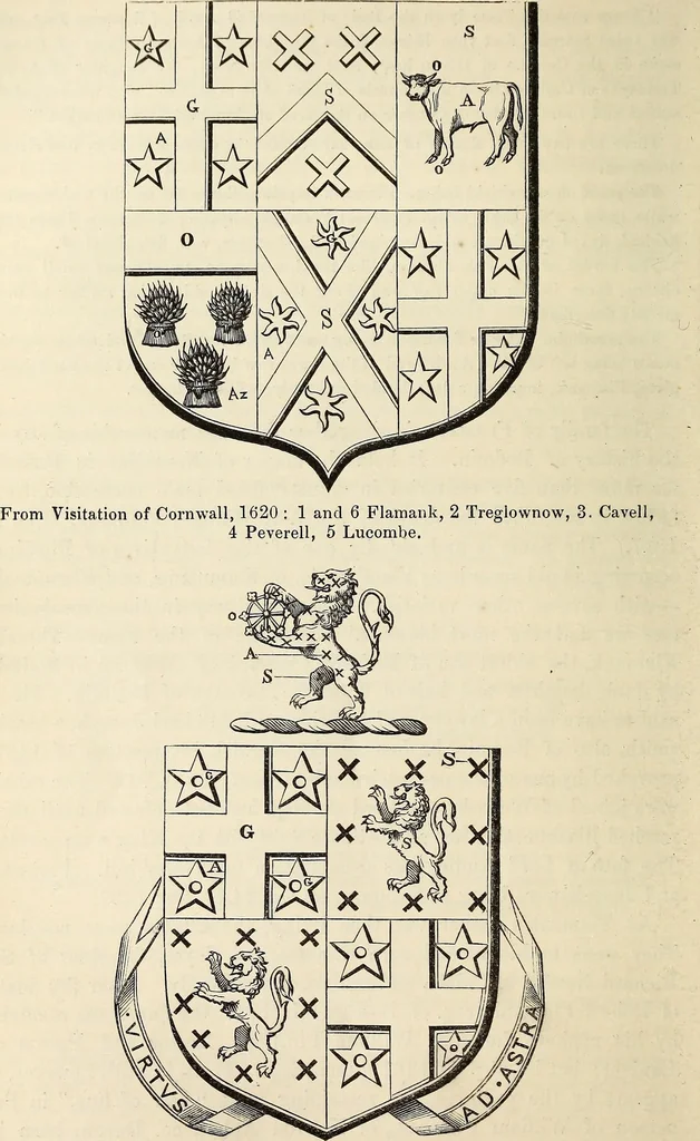 An illustration from The Herald and genealogist, 1871, leaf 347
