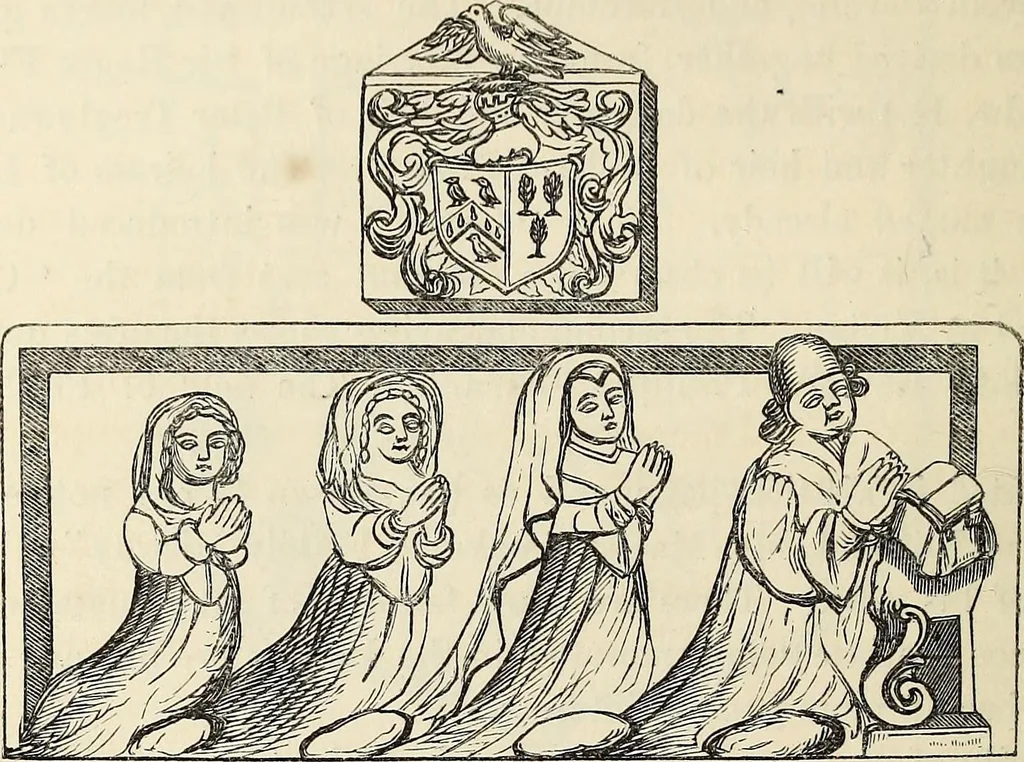 An illustration from The Herald and genealogist, 1871, leaf 349