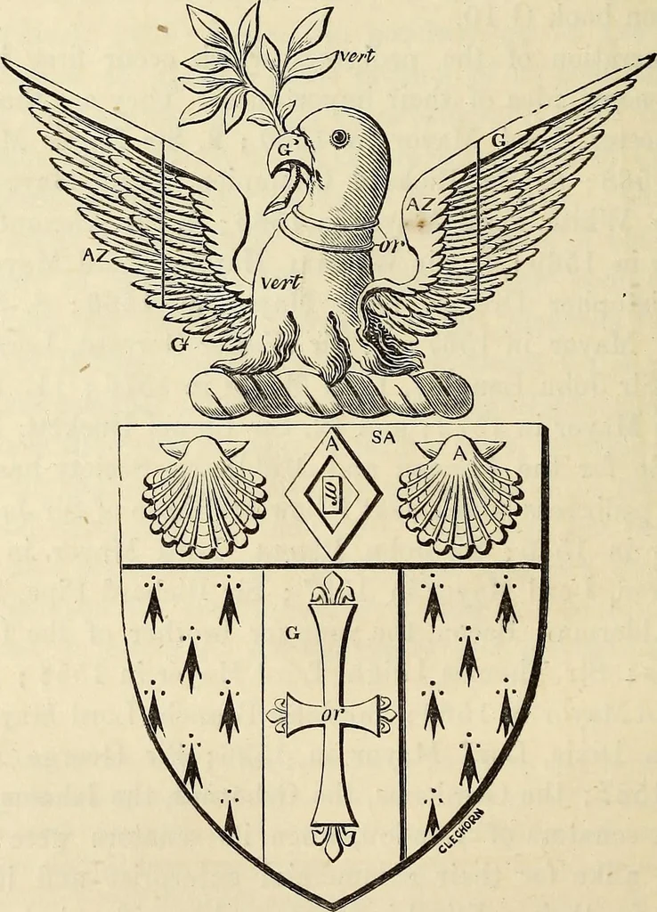 An illustration from The Herald and genealogist, 1871, leaf 455