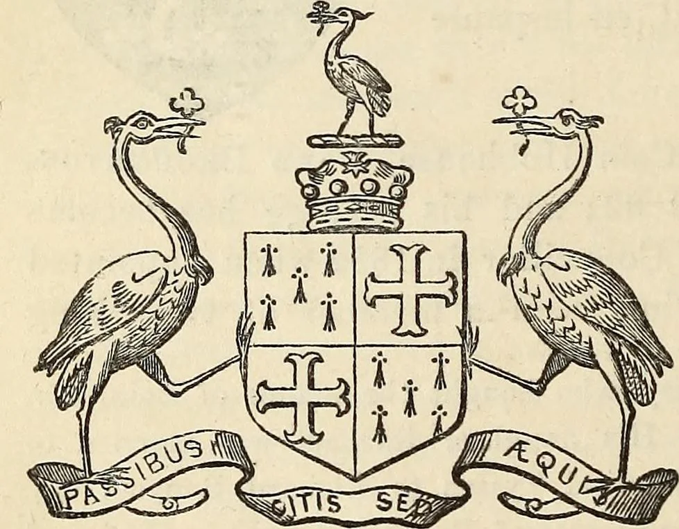 An illustration from The Herald and genealogist, 1871, leaf 475