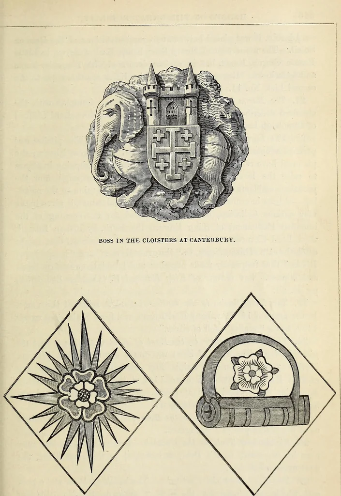 An illustration from The Herald and genealogist, 1873, leaf 353