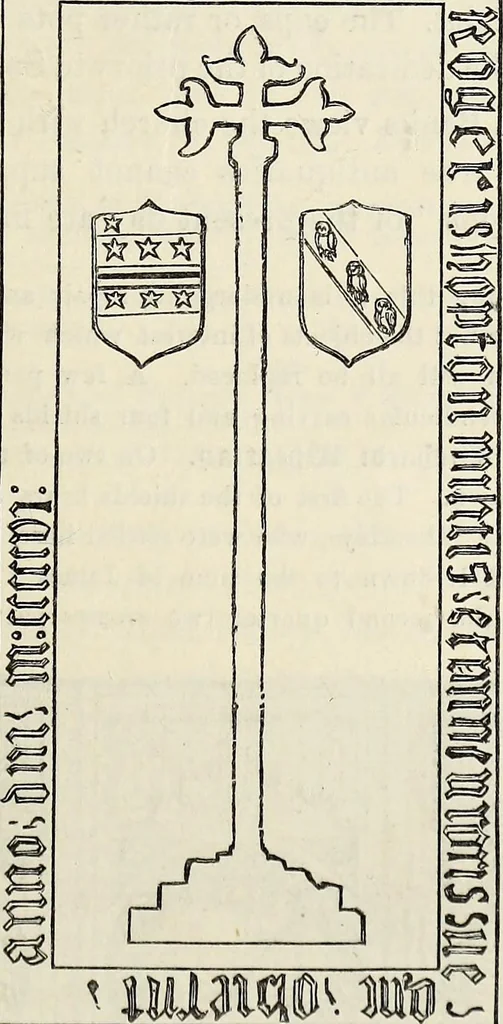 An illustration from The Herald and genealogist, 1873, leaf 367