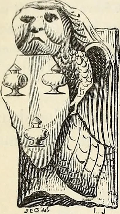 An illustration from The Herald and genealogist, 1873, leaf 368
