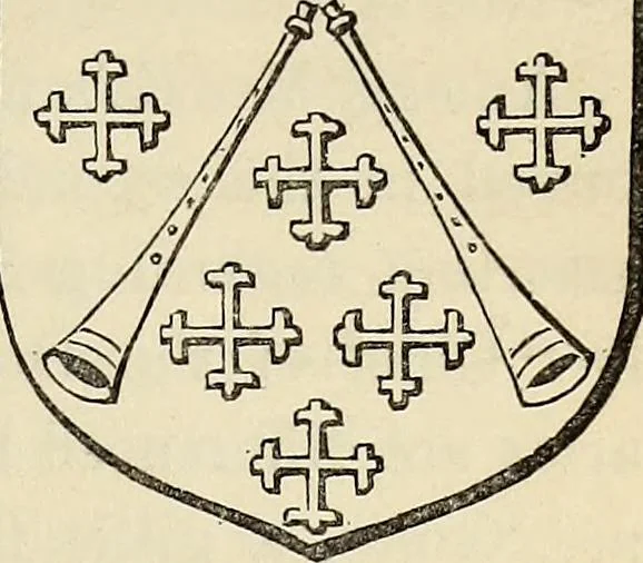 An illustration from The Herald and genealogist, 1873, leaf 43