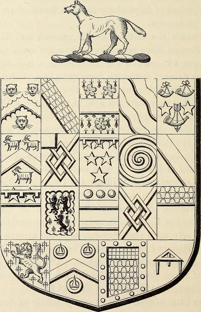 An illustration from The Herald and genealogist, 1873, leaf 466