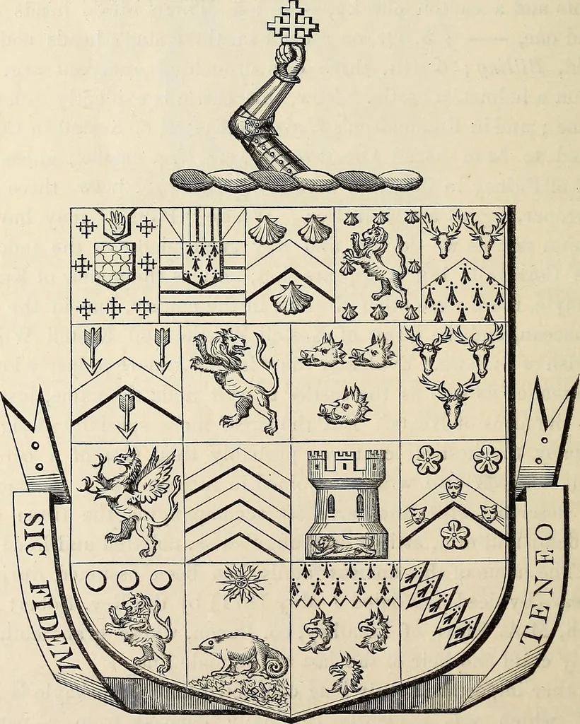 An illustration from The Herald and genealogist, 1873, leaf 470