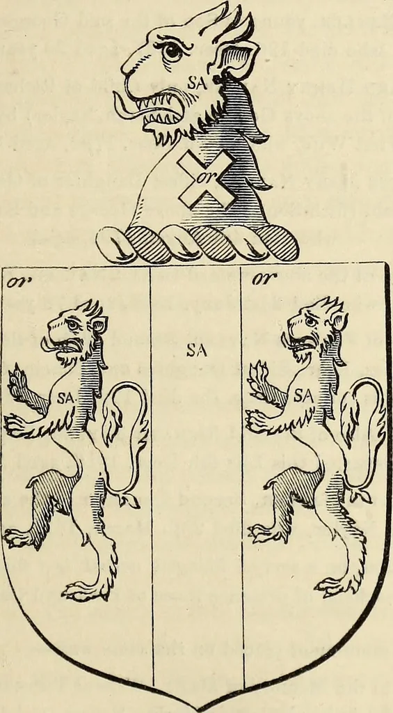 An illustration from The Herald and genealogist, 1873, leaf 87