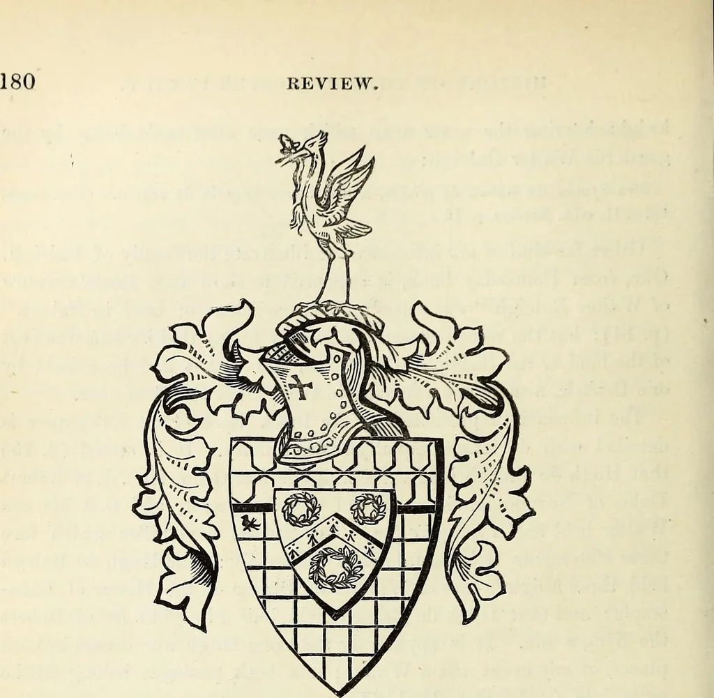 An illustration from The Herald and genealogist, 1873, leaf 189