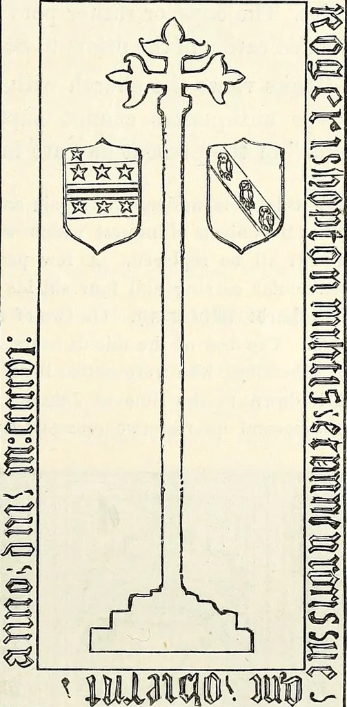 An illustration from The Herald and genealogist, 1873, leaf 368