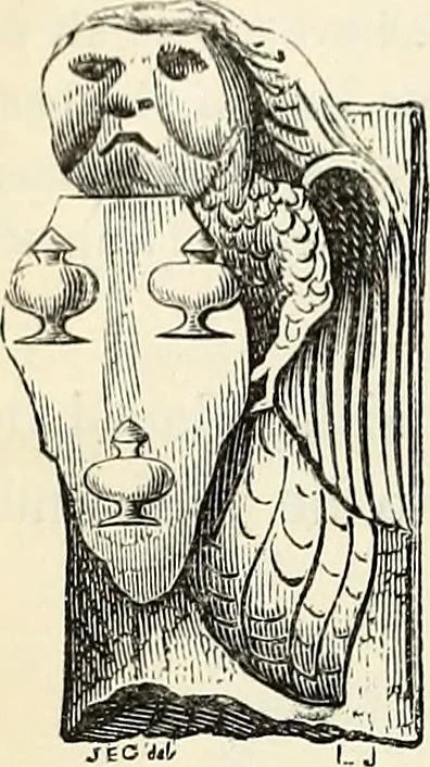 An illustration from The Herald and genealogist, 1873, leaf 369