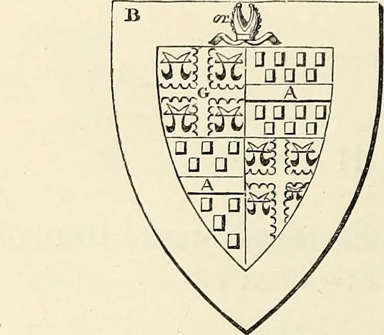 An illustration from The Herald and genealogist, 1873, leaf 447