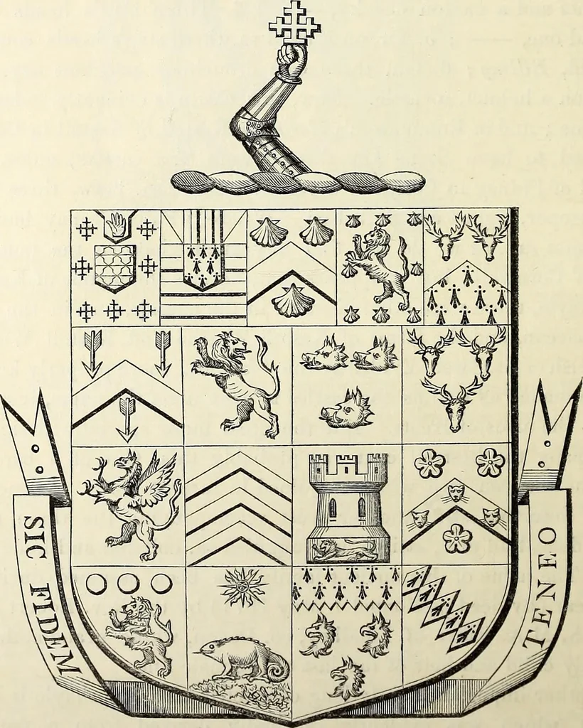 An illustration from The Herald and genealogist, 1873, leaf 471