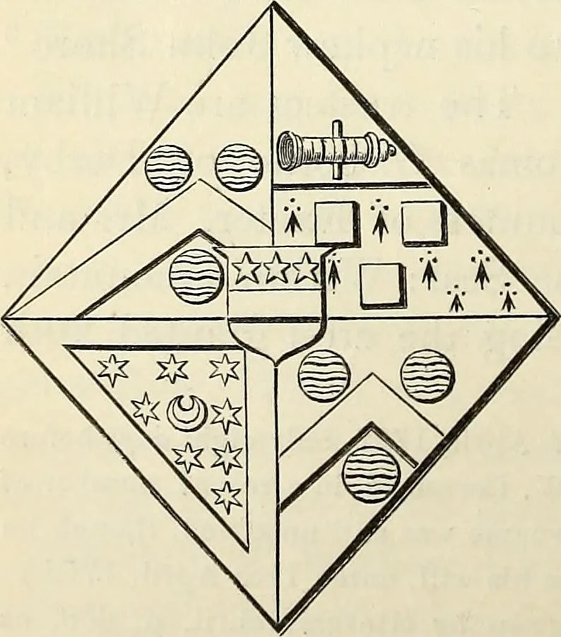 An illustration from The Herald and genealogist, 1873, leaf 499
