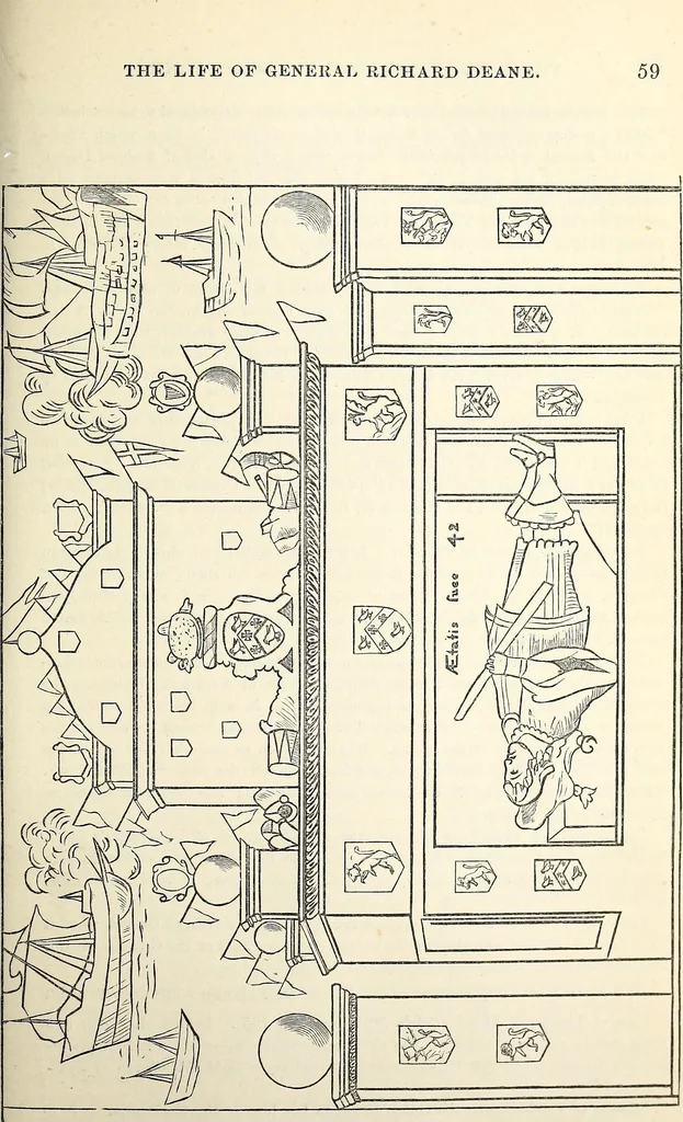 An illustration from The Herald and genealogist, 1873, leaf 68
