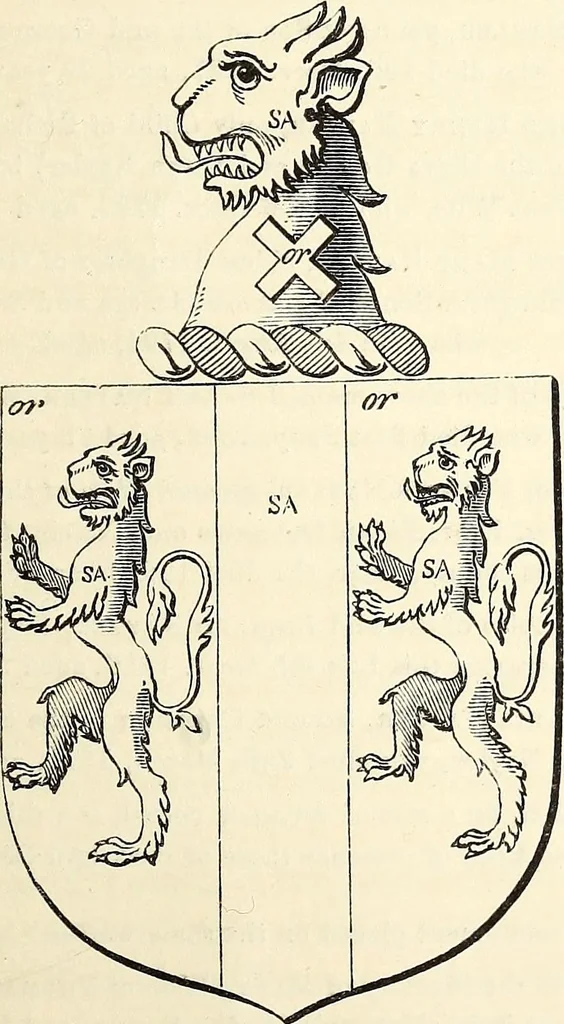 An illustration from The Herald and genealogist, 1873, leaf 88