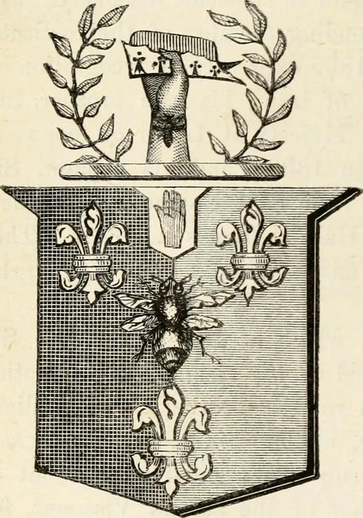 An illustration from The Herald and genealogist, 1862, leaf 183