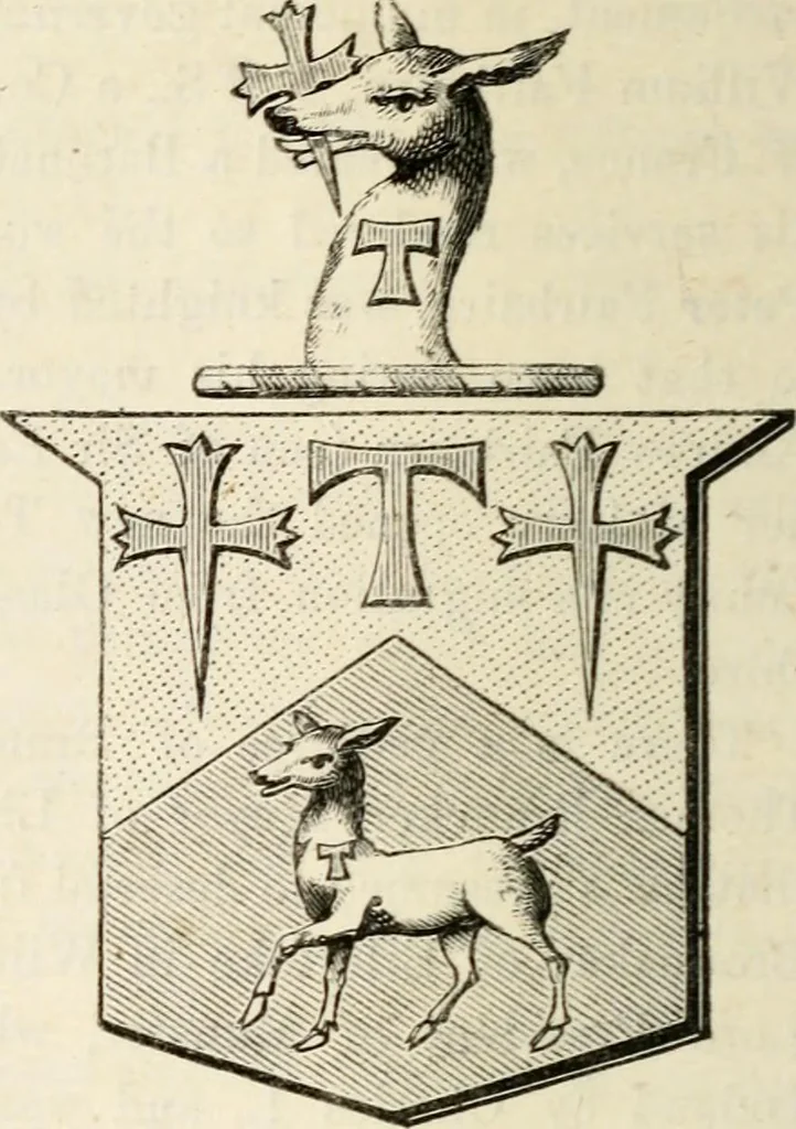 An illustration from The Herald and genealogist, 1862, leaf 183
