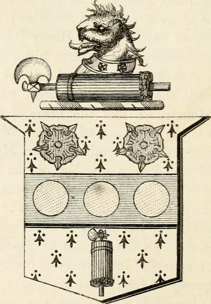 An illustration from The Herald and genealogist, 1862, leaf 183