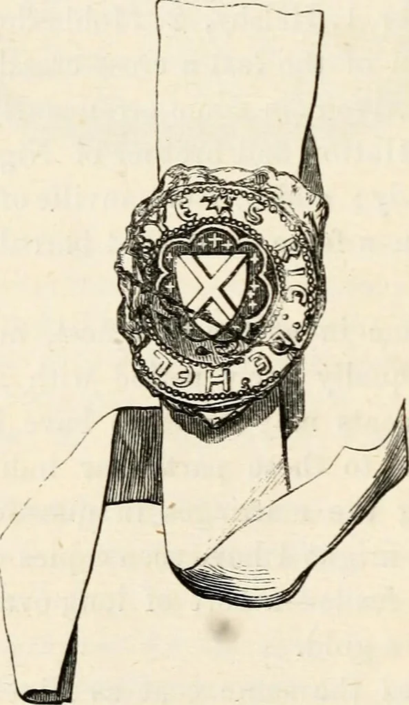 An illustration from The Herald and genealogist, 1862, leaf 267