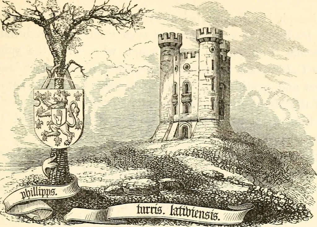 An illustration from The Herald and genealogist, 1862, leaf 360