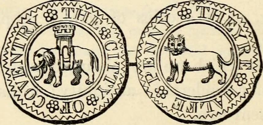 An illustration from The Herald and genealogist, 1862, leaf 459