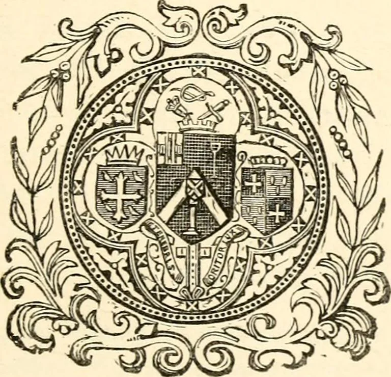 An illustration from The Herald and genealogist, 1862, leaf 464