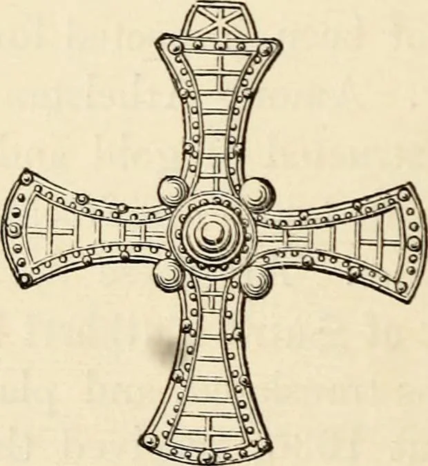 An illustration from The Herald and genealogist, 1862, leaf 49