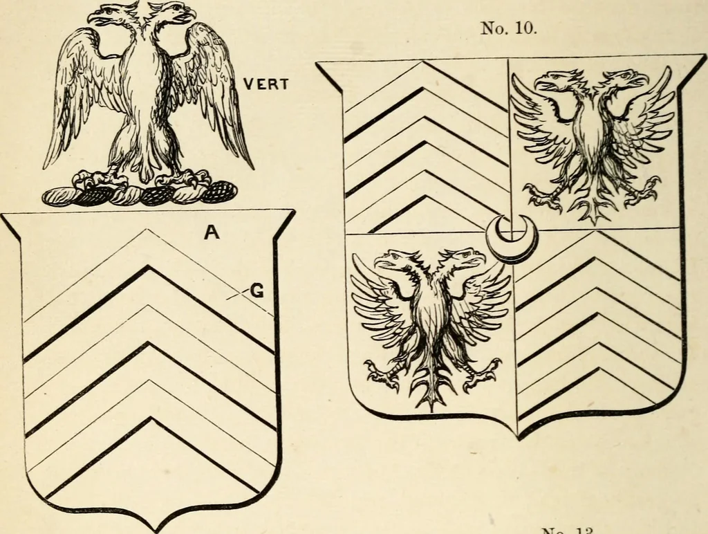 An illustration from The Herald and genealogist, 1862, leaf 491