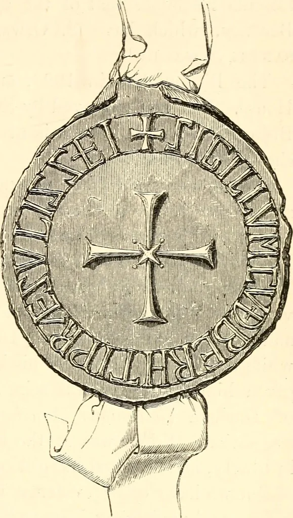An illustration from The Herald and genealogist, 1862, leaf 50